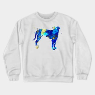 Blue Lacy Dog Dog Watercolor Painting Crewneck Sweatshirt